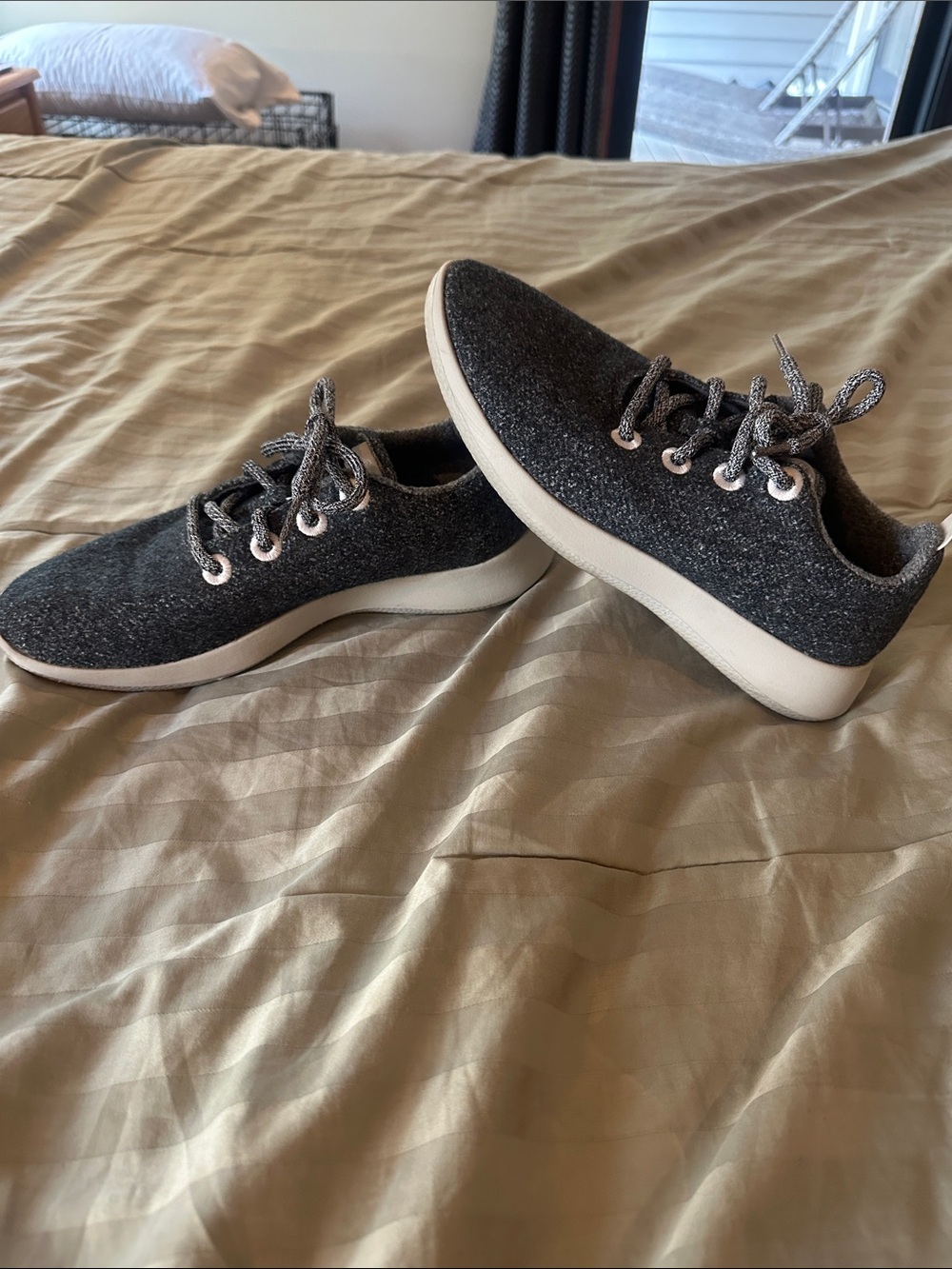 allbirds Heathered Charcoal Gray Wool Sneakers
